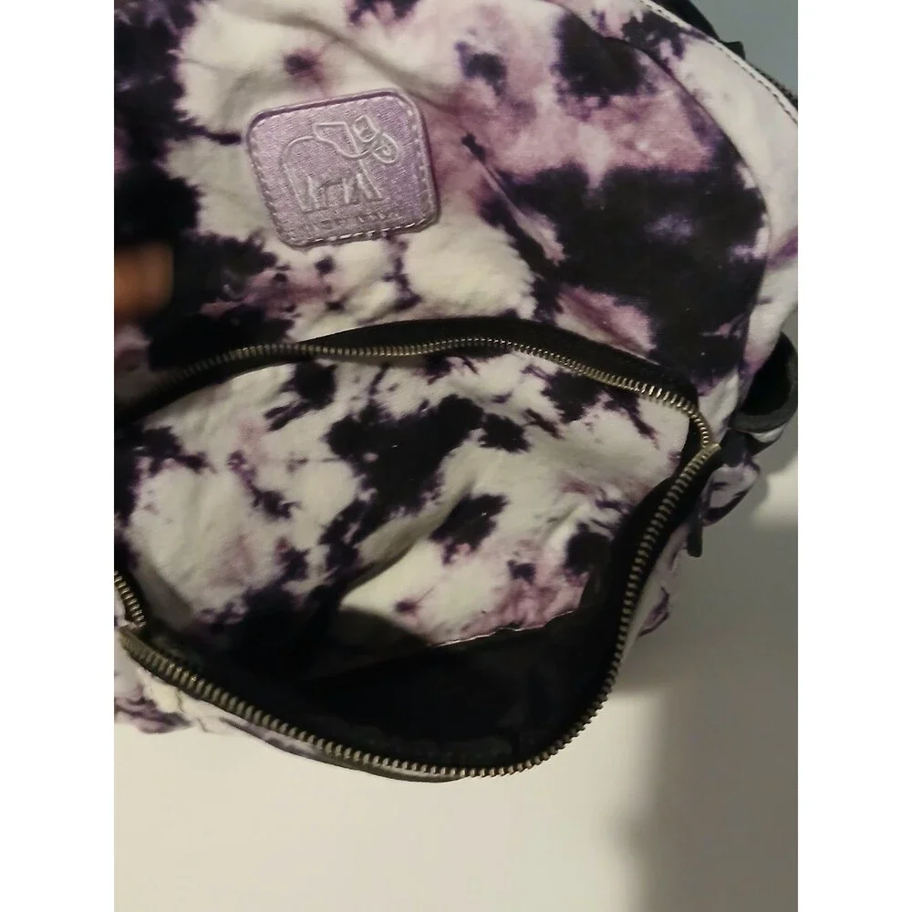 Purple Pink Black IVORY ELLA Tie Dye Back Pack School